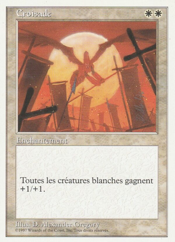 Carte MAGIC 5ème Edition Croisade VF
