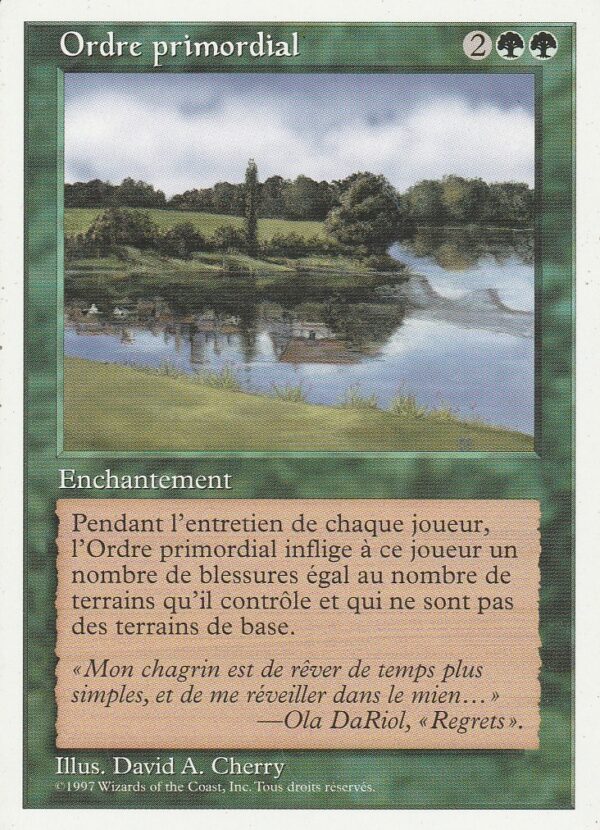 Carte MAGIC 5ème Edition Ordre Primordial VF