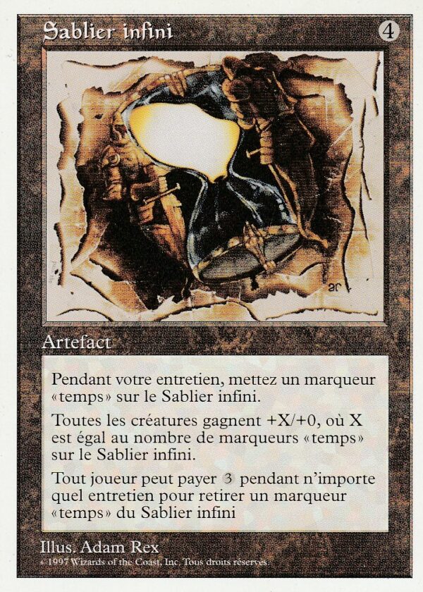 Carte MAGIC 5ème Edition Sablier Infini VF