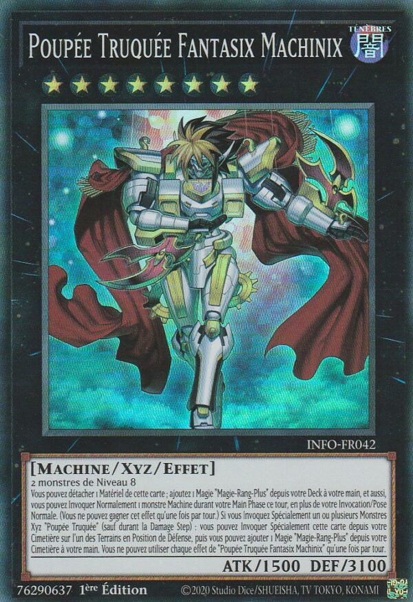 Carte Yu-Gi-Oh ! - L'Infini Interdit (INFO) - FR042 - Poupée Truquée FANTASIX MACHINIX - 1ère Edition
