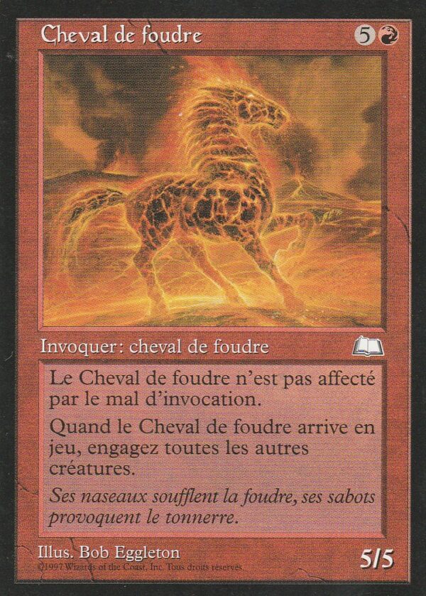 Carte MAGIC Aquilon Cheval de Foudre VF