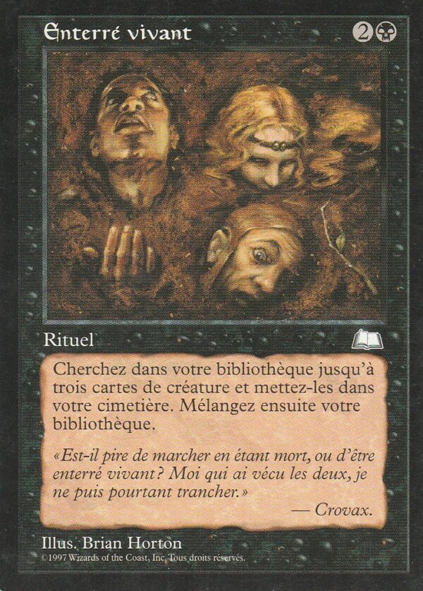 Carte MAGIC Aquilon Enterré Vivant VF