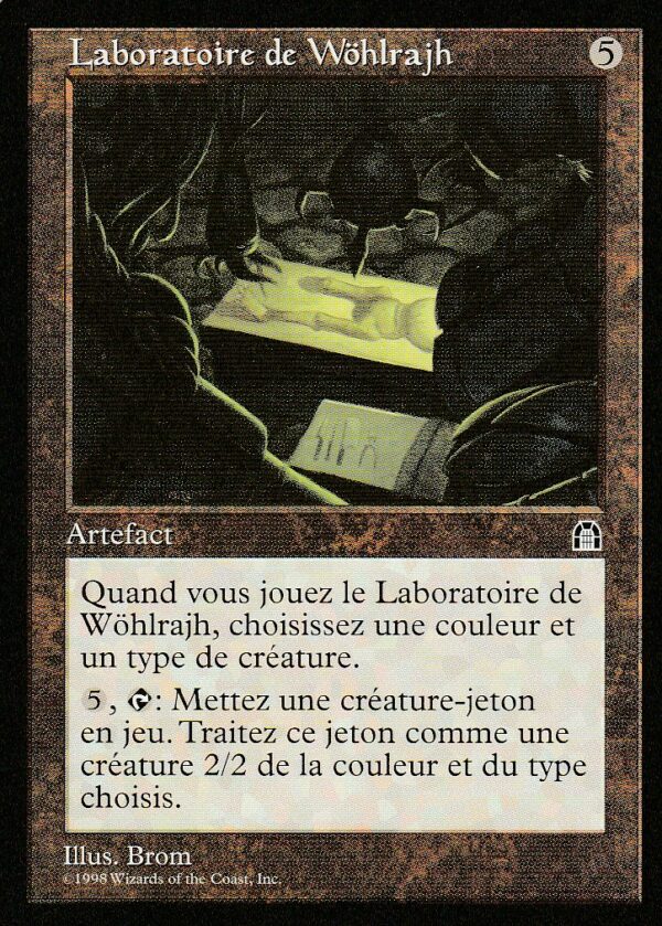 Carte MAGIC Forteresse Laboratoire de Wöhlrajh VF