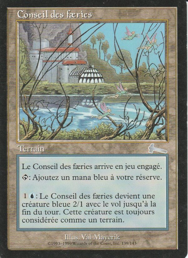 Carte MAGIC Héritage d'URZA 139/143 Conseil des Faeries VF