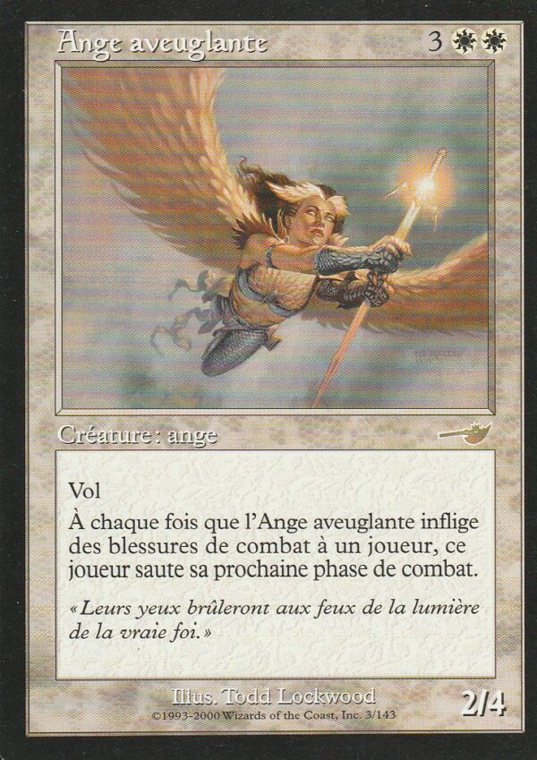 Carte MAGIC Némésis 003/143 Ange Aveuglante VF