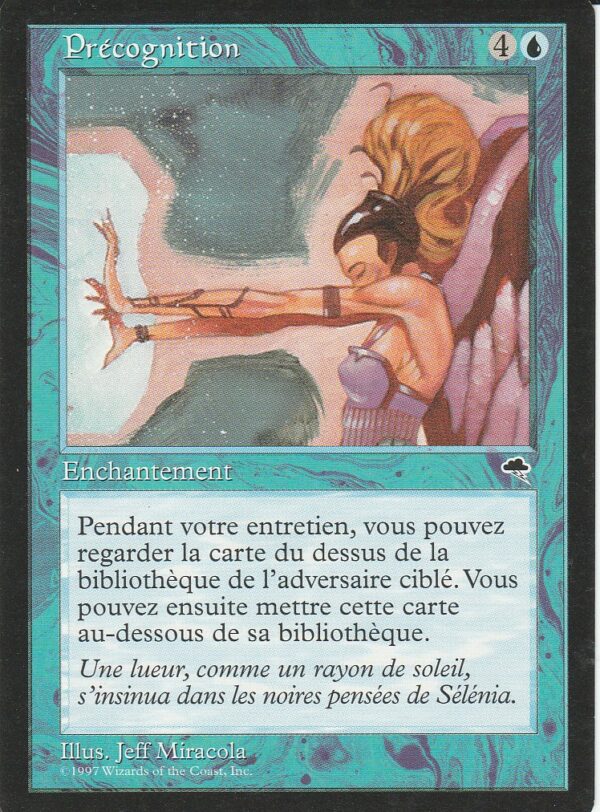 Carte MAGIC Tempête Précognition VF