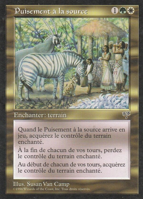 Carte MAGIC Mirage Puisement à la Source VF