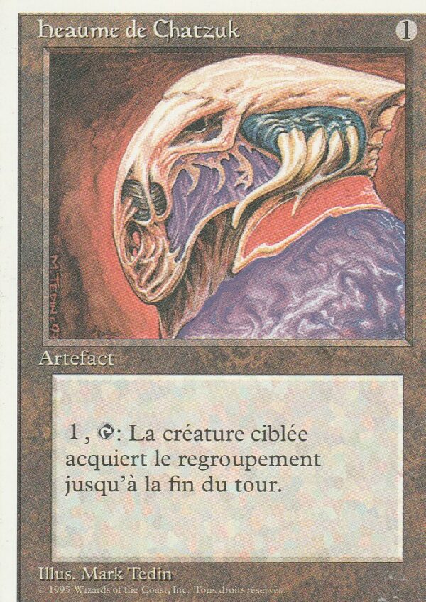 Carte MAGIC 4ème Edition Heaume de CHATZUK VF