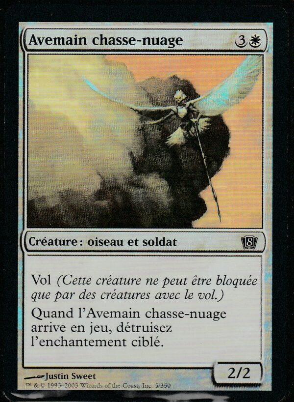 Carte MAGIC 8ème Edition 005/350 Avemain Chasse-Nuage VF FOIL