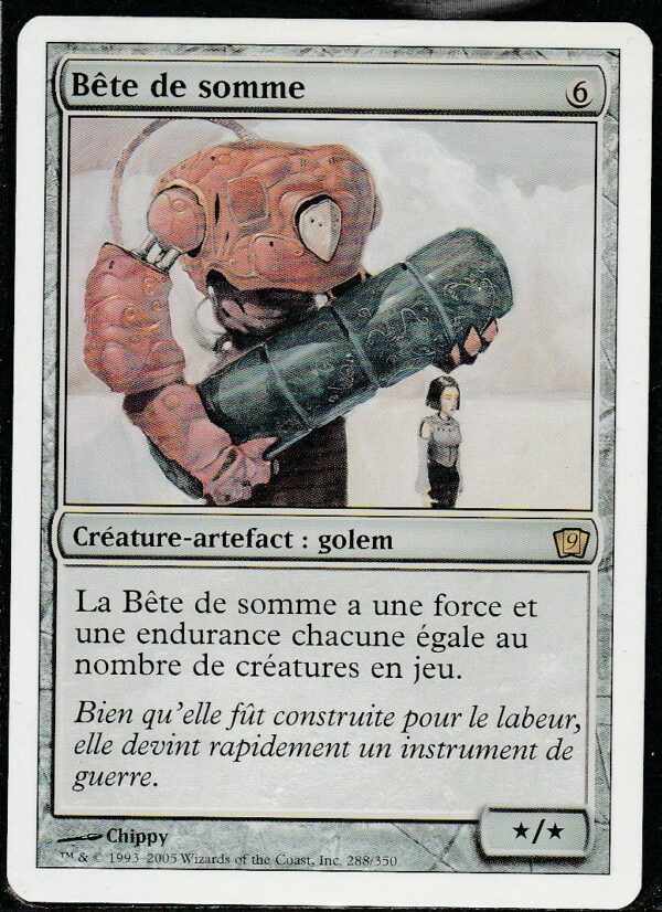 Carte MAGIC 9ème Edition 288/350 Bête de Somme VF