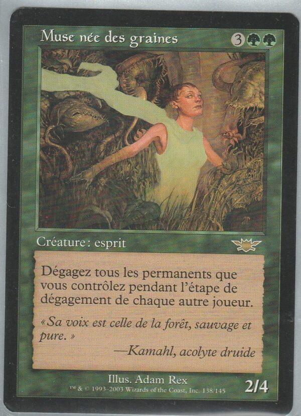 Carte MAGIC Légions 138/145 Muse Née des Graines VF