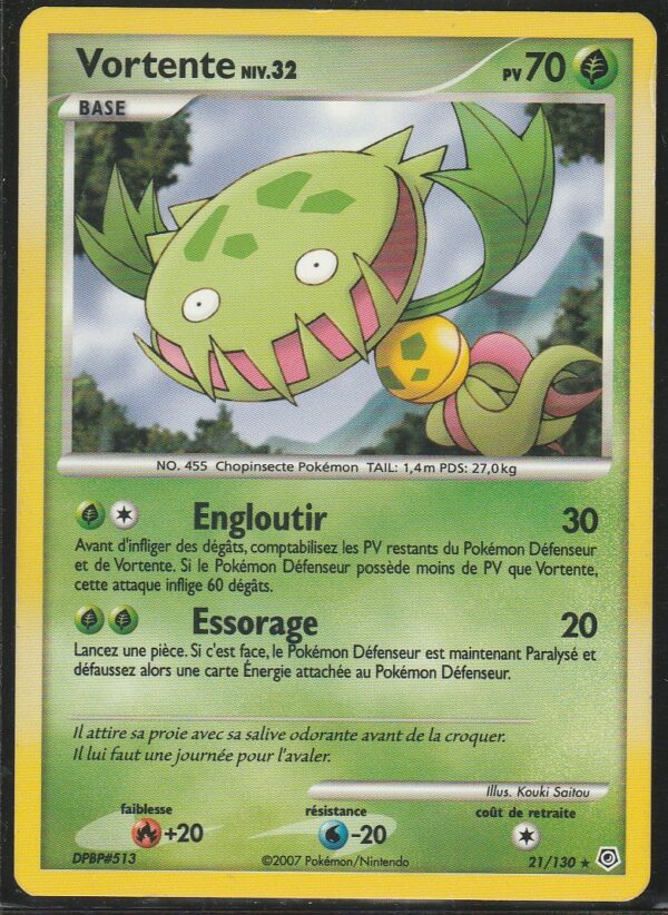 Carte POKEMON Diamant & Perle 021/130 VORTENTE VF