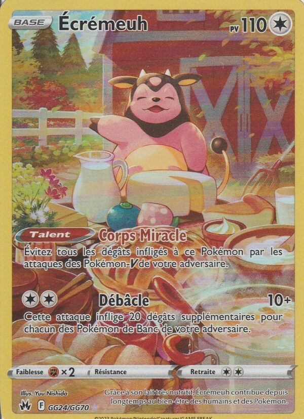 Carte POKEMON Zénith Suprême GG24/GG70 ECREMEUH VF
