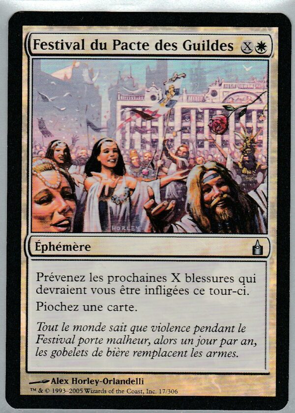 Carte MAGIC RAVNICA : La Cité des Guildes 017/306 Festival du Pacte des Guildes VF FOIL