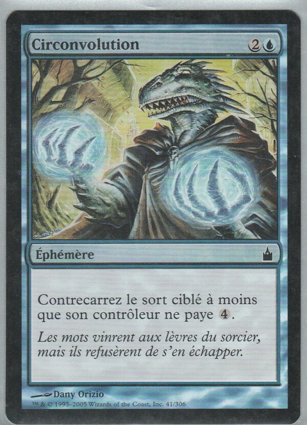 Carte MAGIC RAVNICA : La Cité des Guildes 041/306 Circonvolution VF FOIL