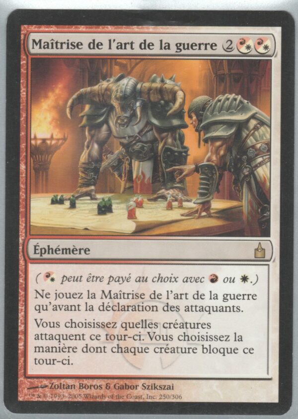 Carte MAGIC RAVNICA : La Cité des Guildes 250/306 Maîtrise de l'Art de la Guerre VF