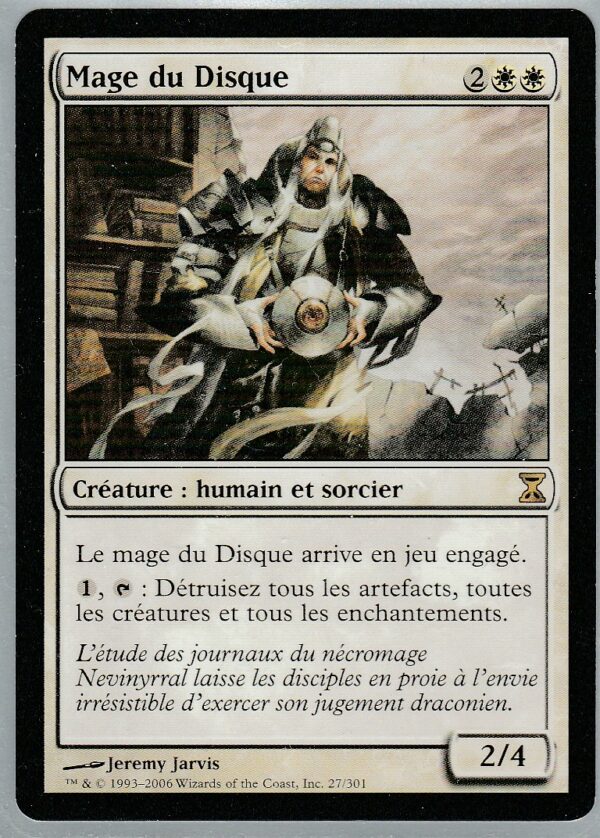 Carte MAGIC Spirale Temporelle 027/301 Mage du Disque VF