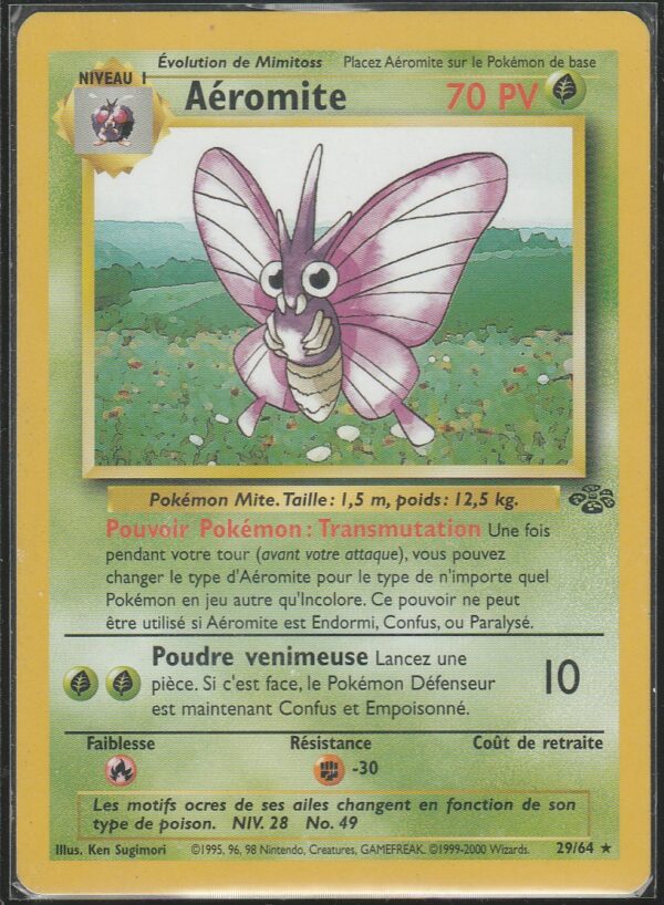 Carte POKEMON JUNGLE 29/64 AEROMITE VF