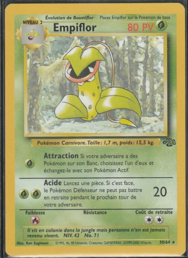 Carte POKEMON JUNGLE 30/64 EMPIFLOR VF
