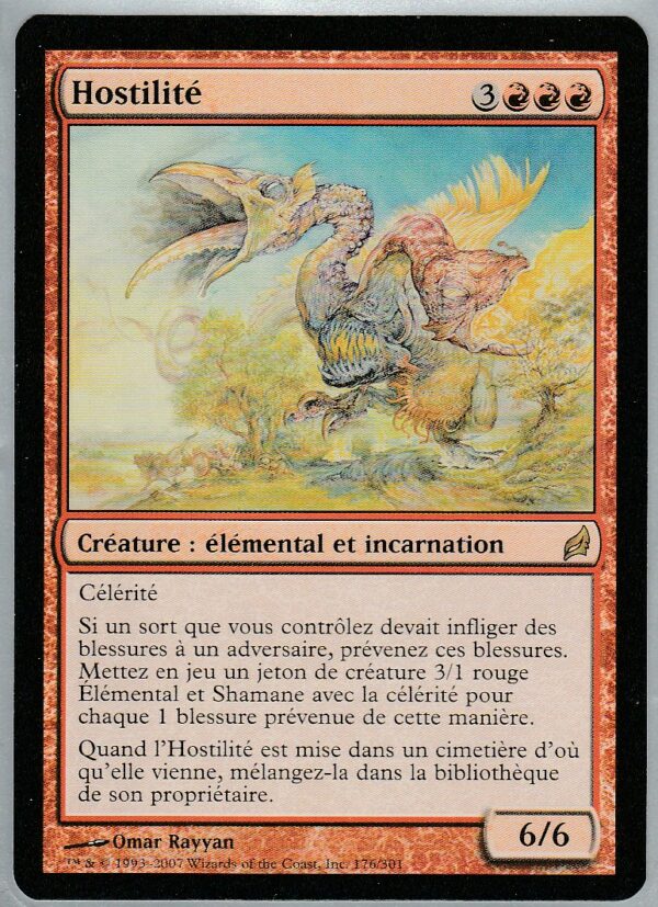 Carte MAGIC LORWYN 176/301 Hostilité VF