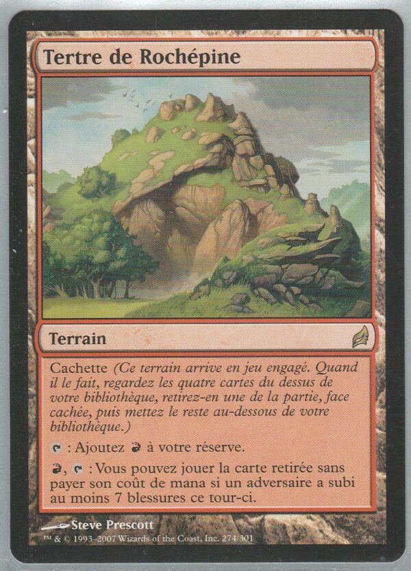Carte MAGIC LORWYN 274/301 Tertre de Rochépine VF