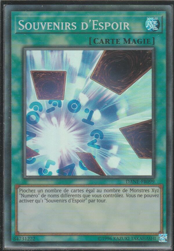Carte Yu-Gi-Oh ! - Néotempête des Ténèbres (DANE) - FR099 - Souvenirs d'Espoir