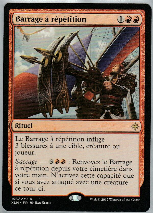 Carte MAGIC IXALAN 156/279 Barrage à Répétition VF