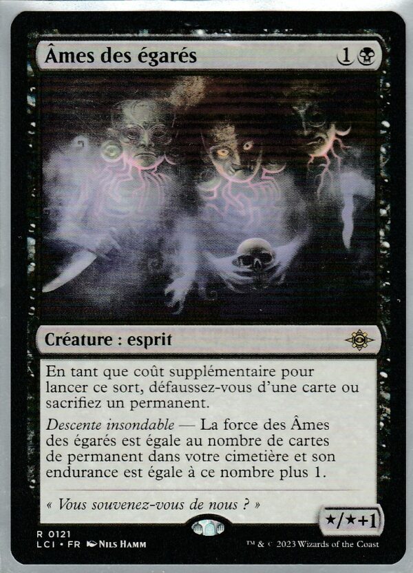 Carte MAGIC Les Cavernes Oubliées d'IXALAN 0121 Ames des Egarés VF