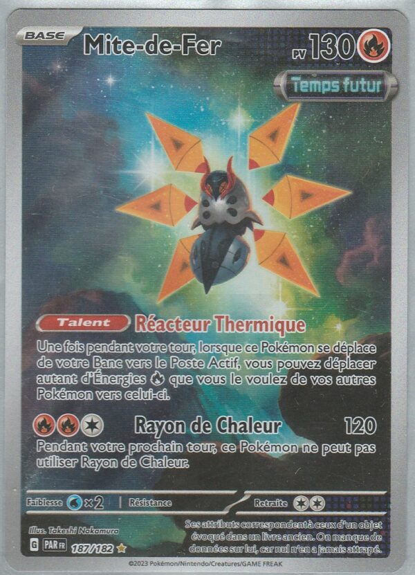Carte POKEMON Faille Paradoxe PAR 187/182 MITE-de-FER VF