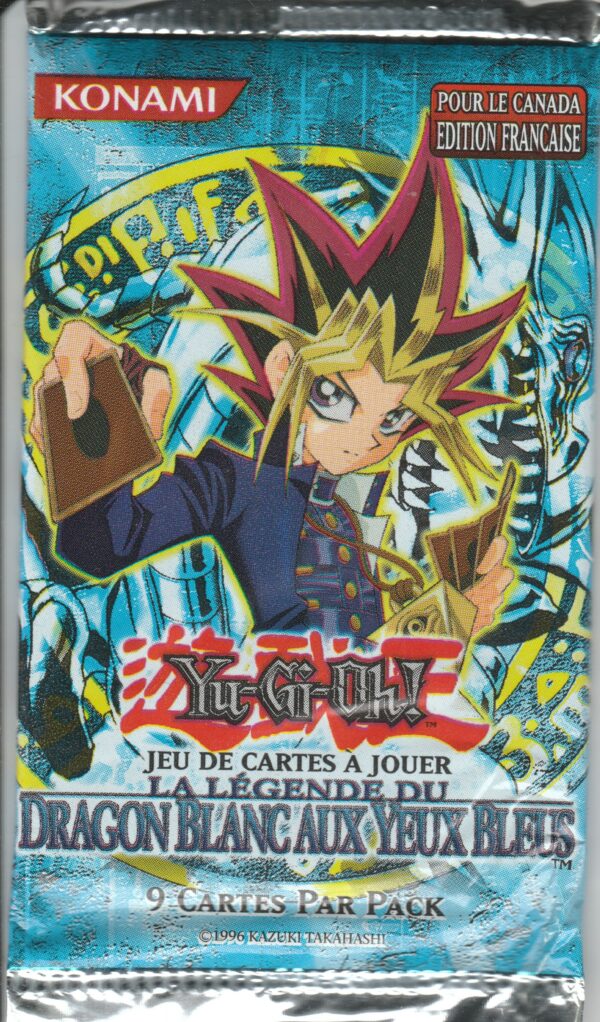 Booster Yu-Gi-Oh ! La Légende du Dragon Blanc aux Yeux Bleus (LDD-C) VF Pour le CANADA