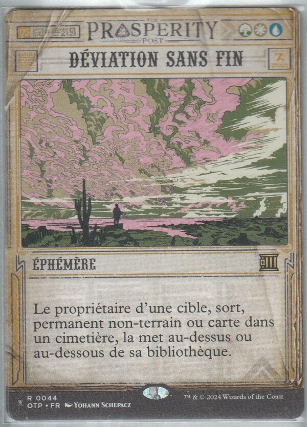 Carte MAGIC Dernières Nouvelles 0044 Déviation sans Fin VF