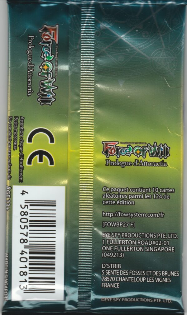 Booster FORCE of WILL - Prologue d'ATTORACTIA - AO4 VF – Image 2