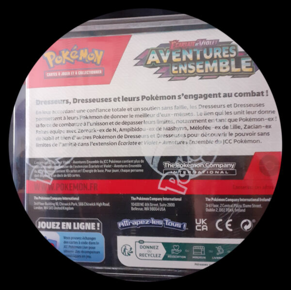 DISPLAY 36 Boosters POKEMON AVENTURES ENSEMBLE VF + Protection Rigide – Image 2